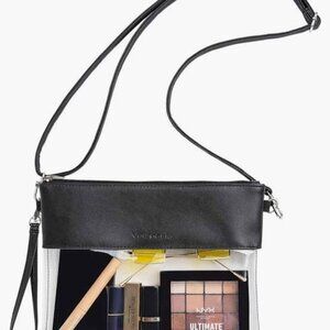 Clear Bag Stadium Approved - PU Leather Clear Purse Clear Crossbody Bag